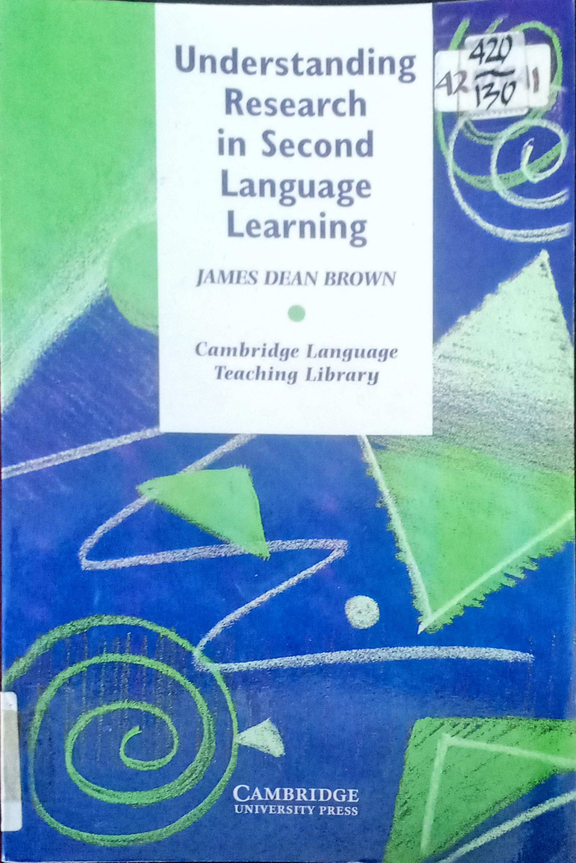 Cover Understanding Research in Second Language Learning