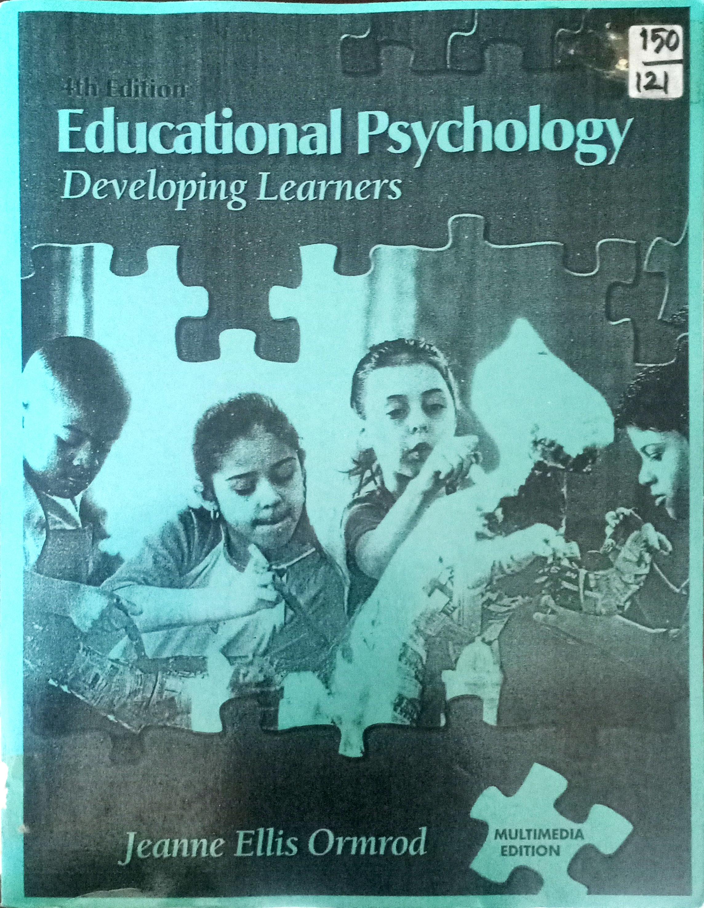 Cover Educational Psychology Developing Learner 4th Edition