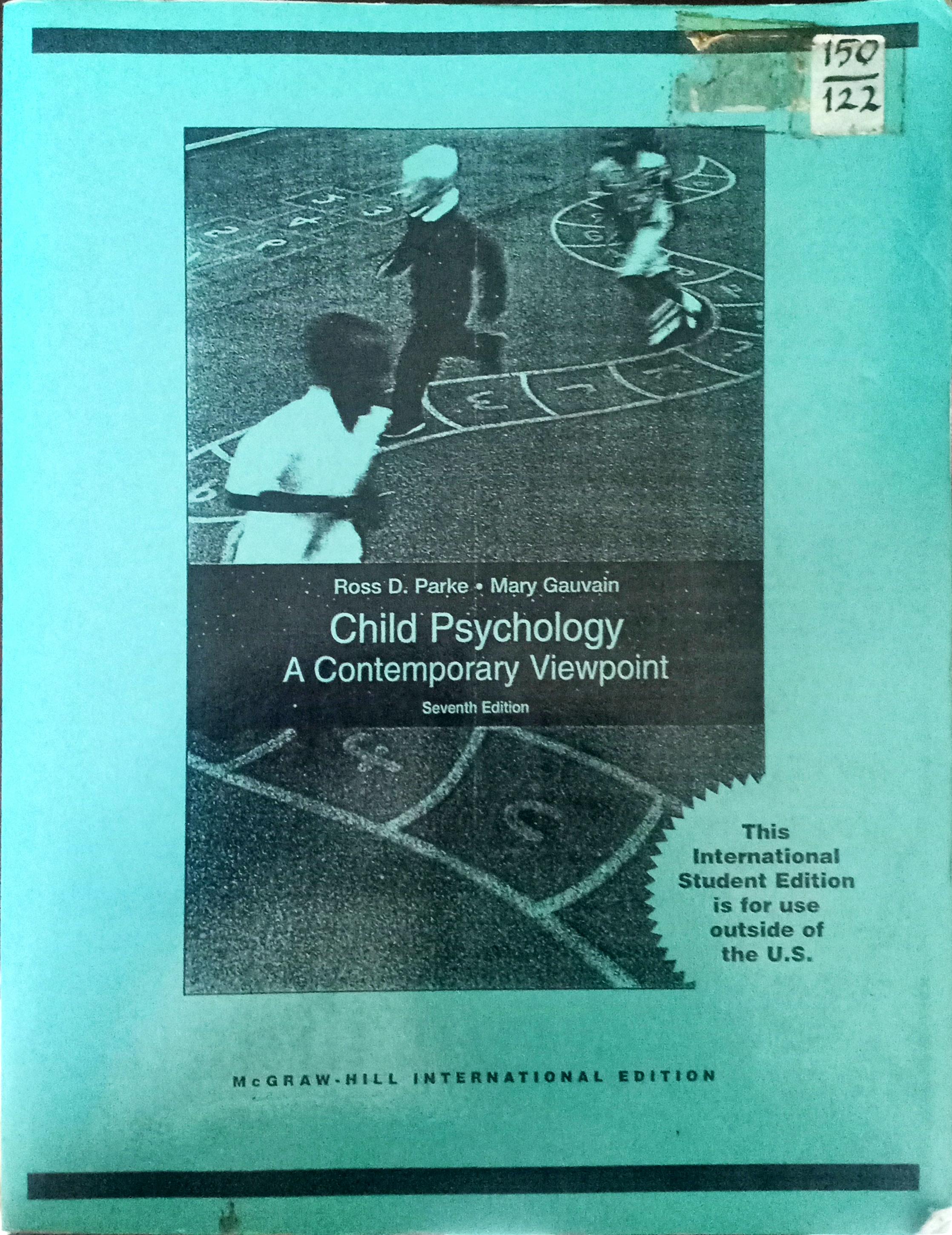 Cover Child Psychology A Contemporary Viewpoint