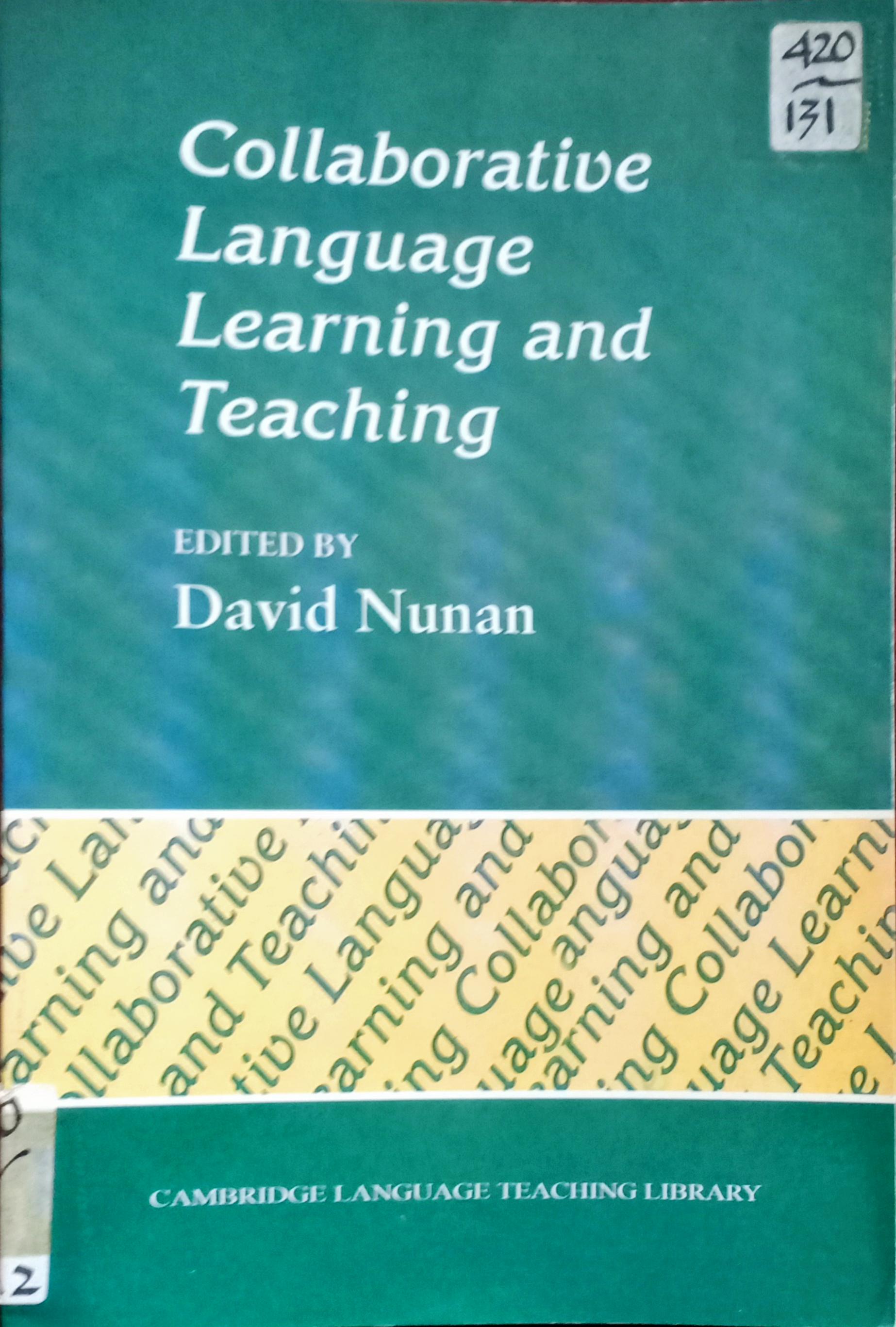 Cover Collaborative LanguageLearning and Teaching
