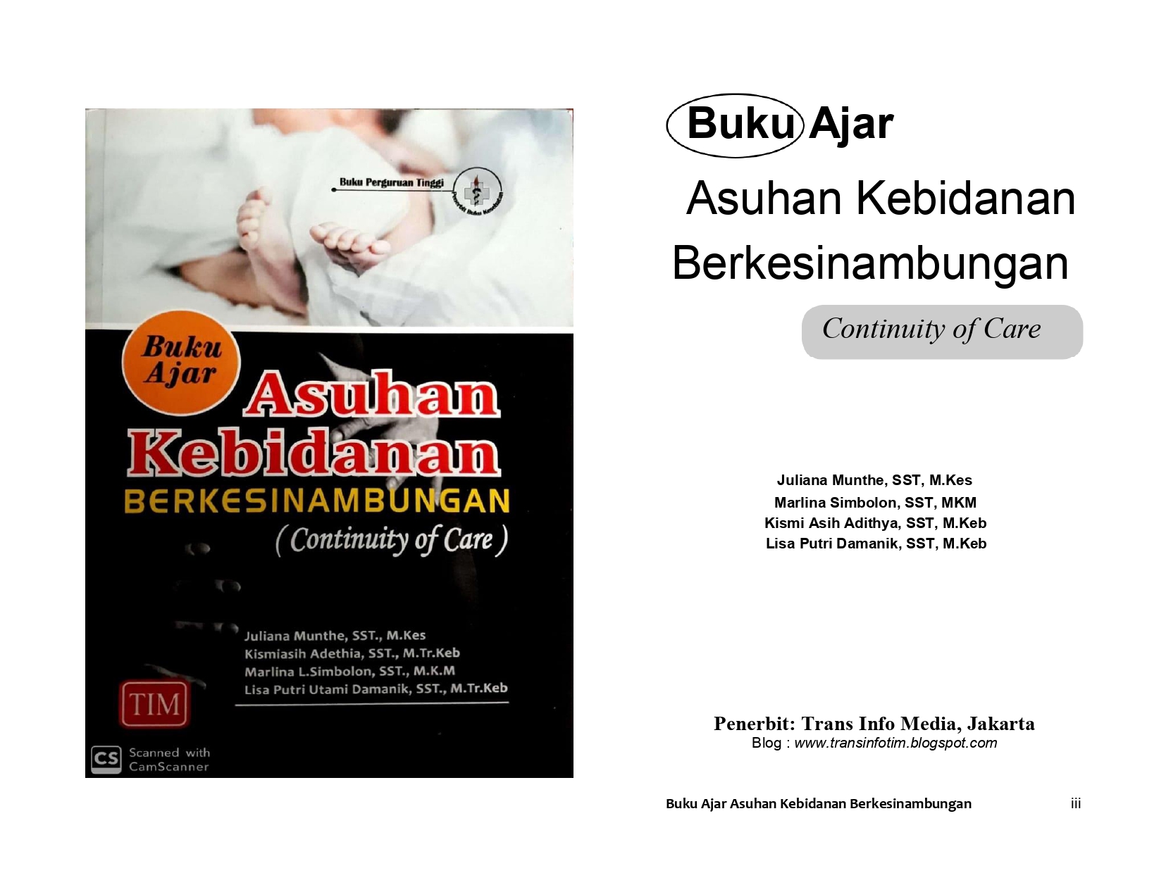 Cover Asuhan Kebidanan  Berkesinambungan