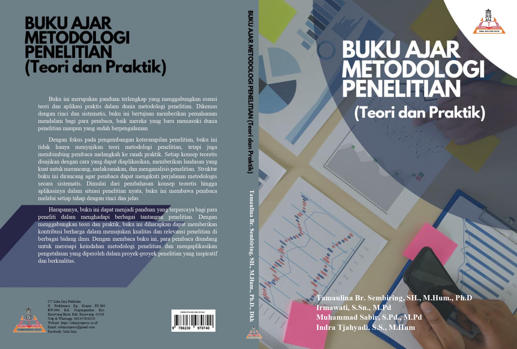 Cover BUKU AJAR METODOLOGI PENELIATAN  (TEORI DAN PRAKTIK)