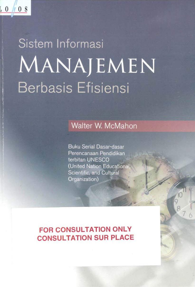 Cover SISTEM INFORMASI M ANAJEMEN BERBASIS EFISIENSI