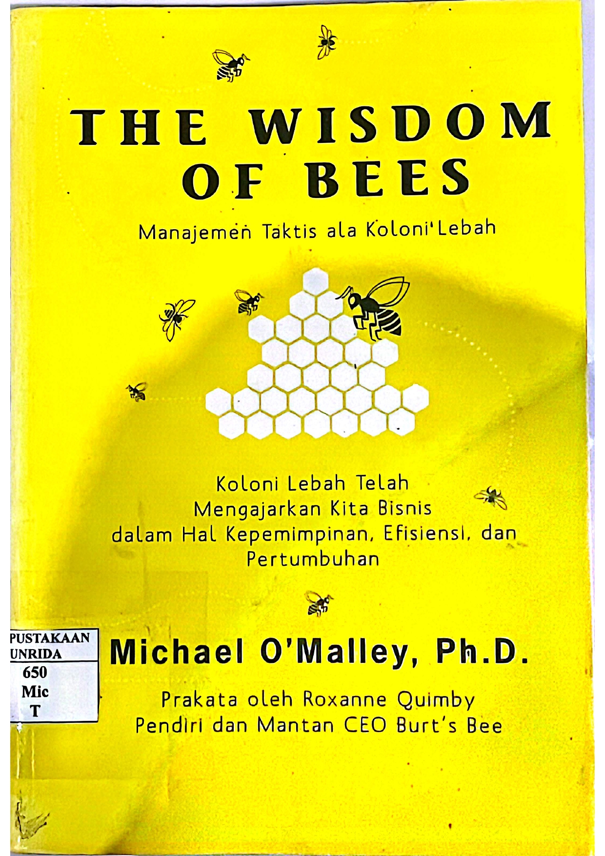 Cover THE WISDOM OF BEES