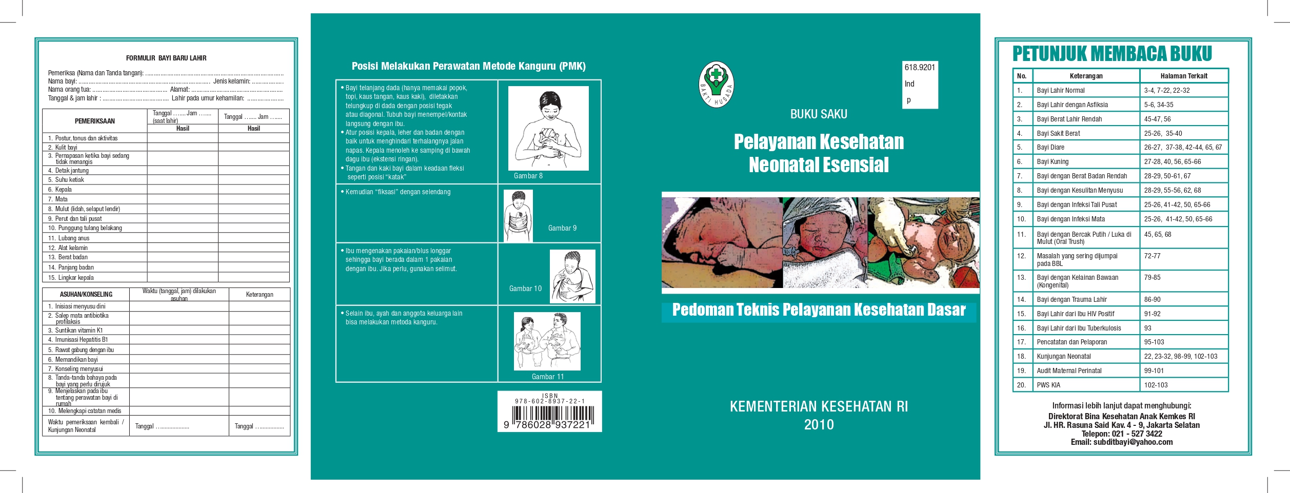 Cover BUKU SAKU PELAYANAN NEONATAL ESENSIAL
