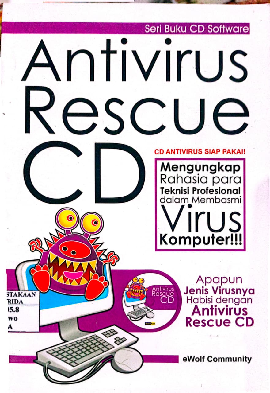 Cover ANTIVIRUS RESCUE CD