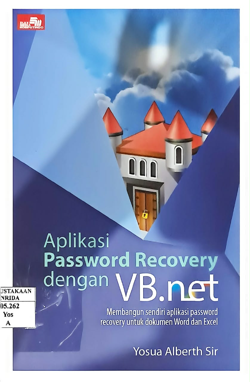 Cover aplikasi password recovery dengan vb.net