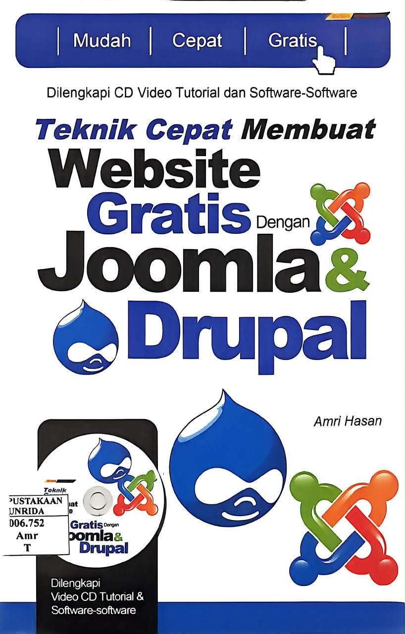 Cover teknik cepat membuat website gratis dengan joomla & drupal